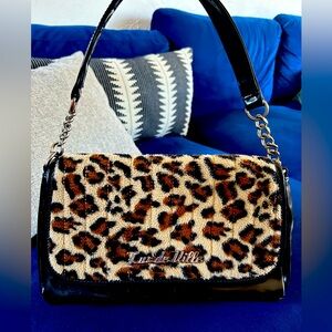 Lux de Ville leopard handbag